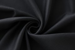 ткань шерсть с вискозой иссиня-чёрная Италия