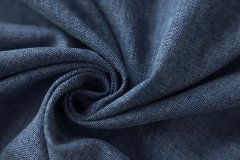 ткань смесовая шерсть со льном голубой меланж Италия