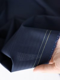 ткань шерсть синего цвета в полоску