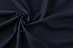 ткань костюмная шерсть пике темно-синего цвета Италия