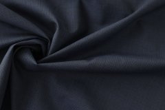 ткань костюмно-плательная шерсть черная в ярко-синюю гусиную лапку Италия