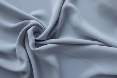 ткань кади натуральный шёлк с эластаном (лавандово-голубой) Италия