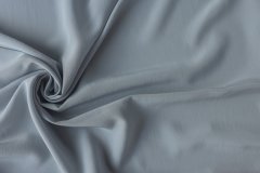 ткань шелковый крепдешин серо-голубого цвета Италия
