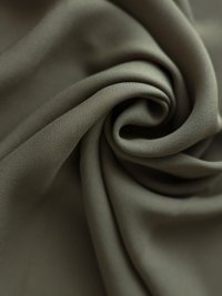 ткань шармуз оливкового цвета