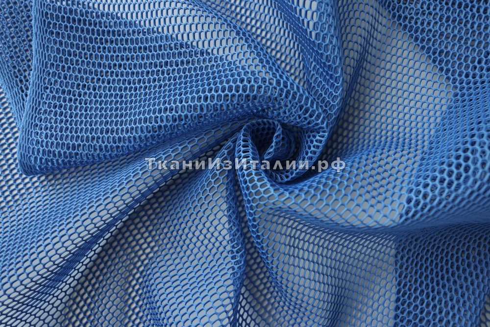 Ткань голубая сетка из неопрена - купить в интернет-магазине