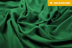ткань зеленый крепдешин крепдешин шелк однотонная зеленая Италия