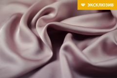 ткань шелковый двусторонний сатин розового цвета сатин шелк однотонная розовая Италия