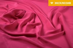 ткань крепдешин цвета фуксии крепдешин шелк однотонная розовая Италия