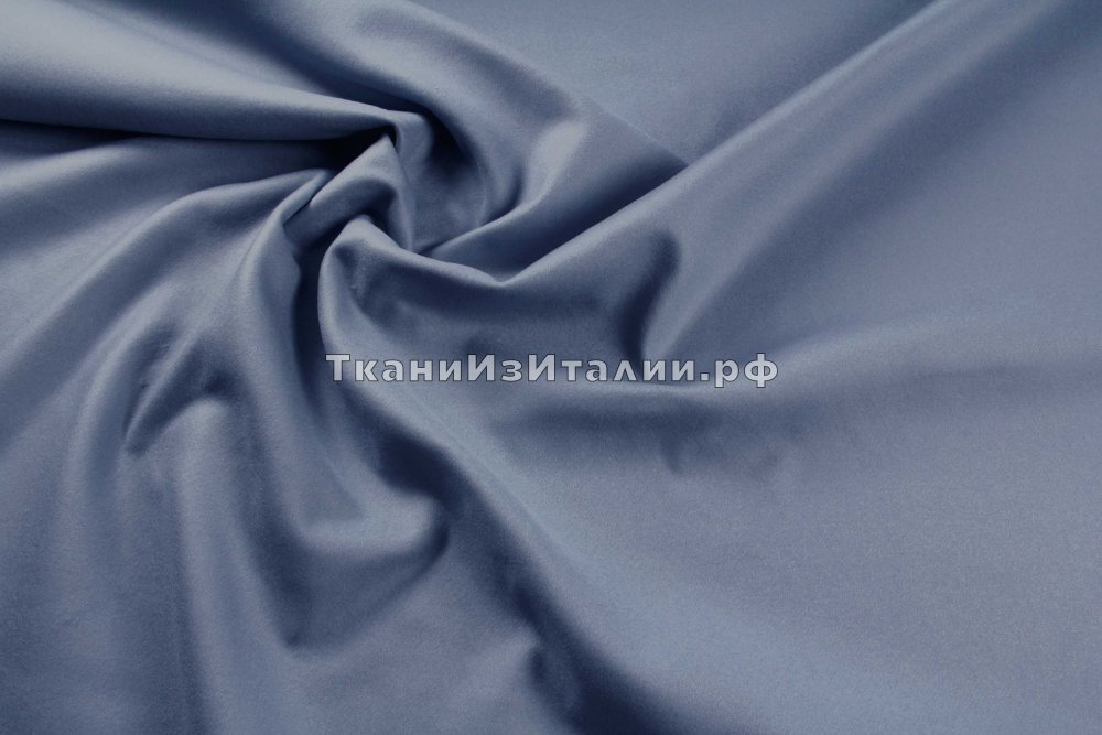 ткань двухслойная пальтовая шерсть голубого цвета, пальтовые шерсть однотонная голубая Италия