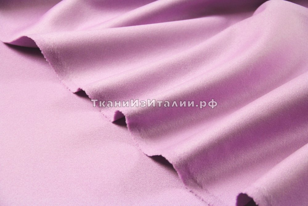 ткань пальтовая шерсть розового цвета, пальтовые шерсть однотонная розовая Италия