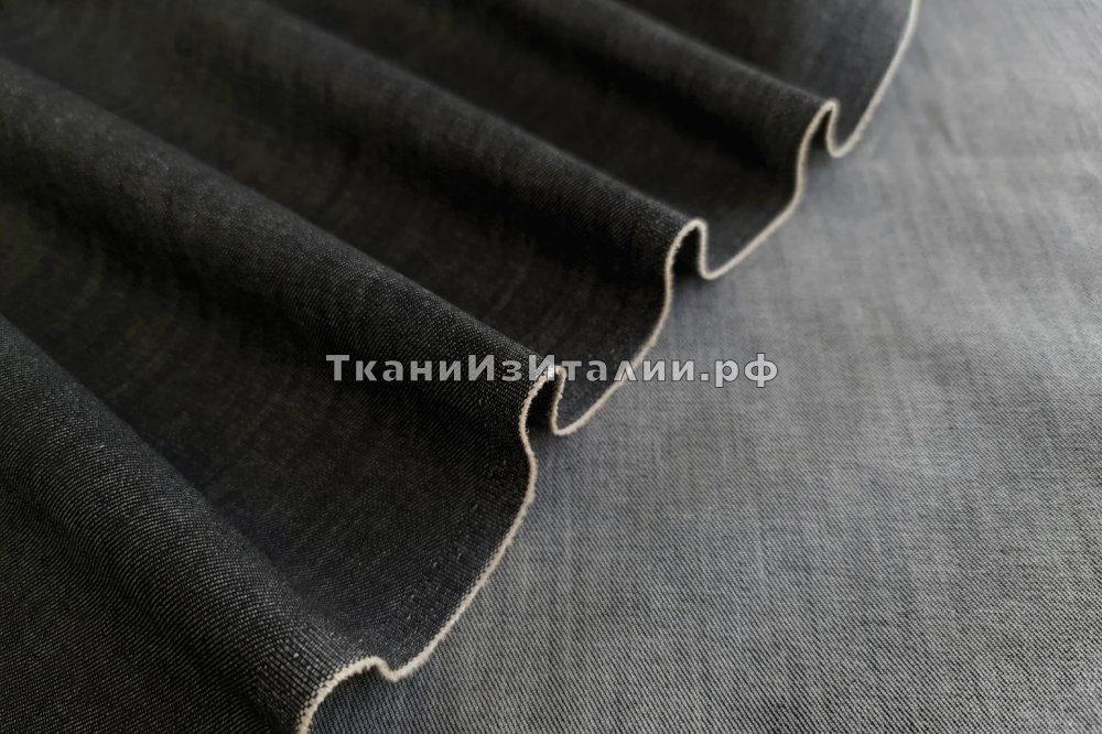 ткань черная джинсовая ткань