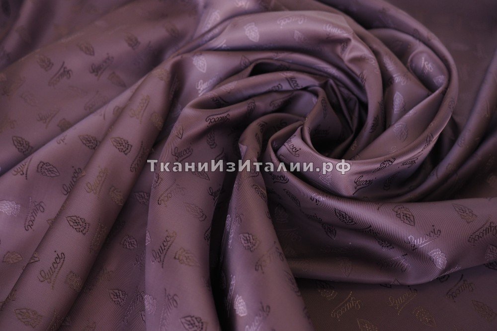 ткань подклад из вискозы цвета темных румян