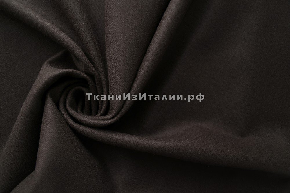 ткань легкая пальтовая шерсть коричневая, пальтовые шерсть однотонная коричневая Италия