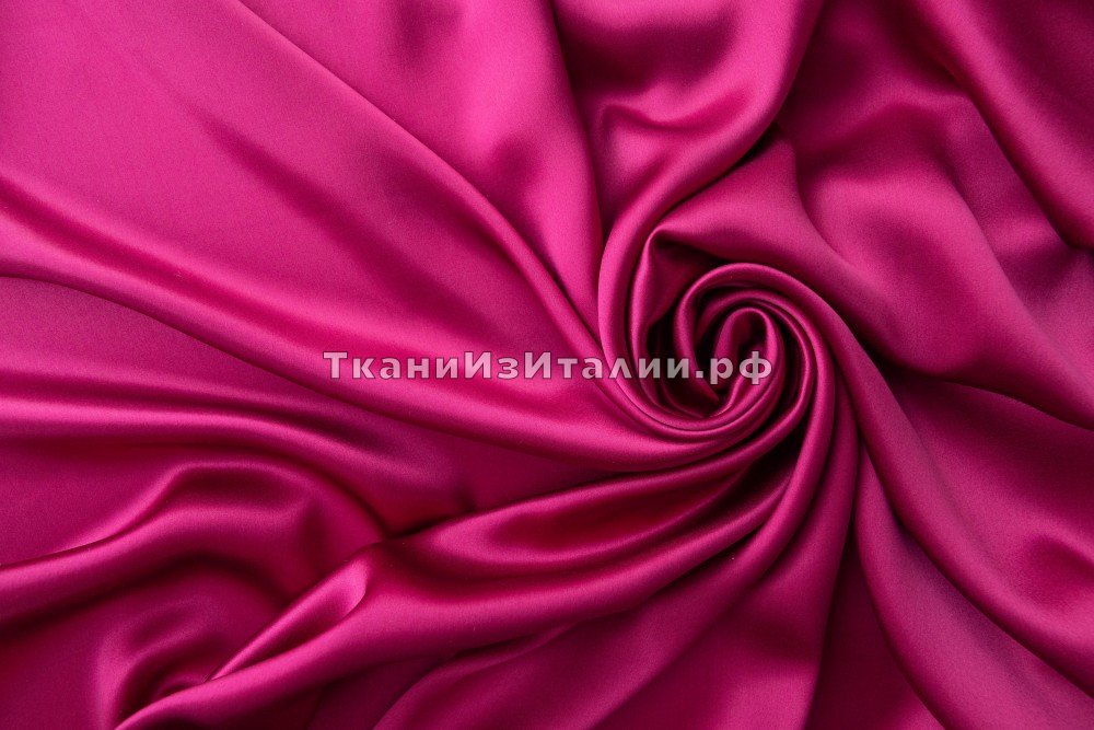 ткань пурпурный атлас с эластаном (Alberta Ferretti), Италия