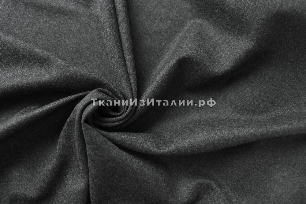 ткань костюмный кашемир серый меланж, Италия