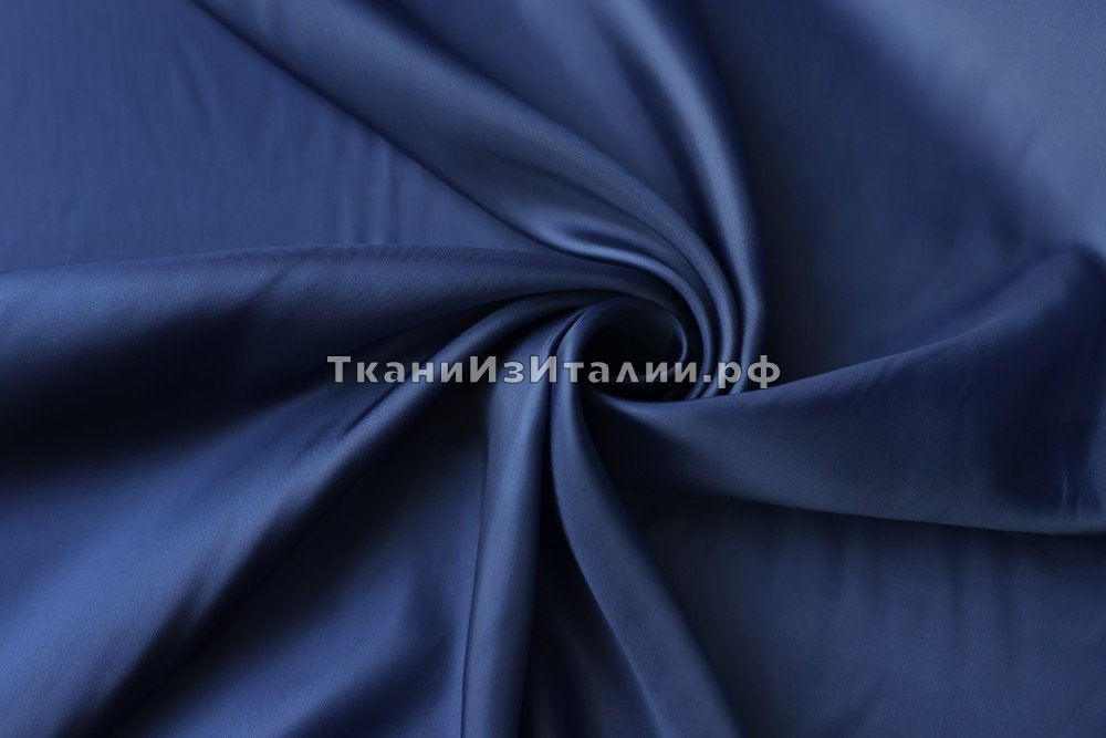 ткань подкладочная вискоза сине-фиалетовая, Италия