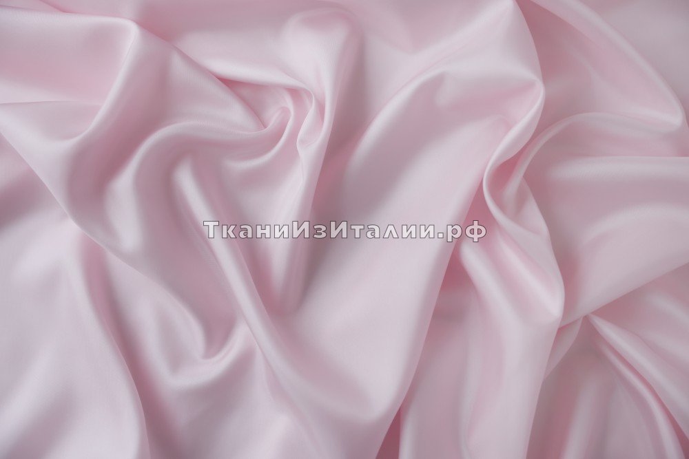 ткань нежно-розовый подклад (цвета сакуры), Италия