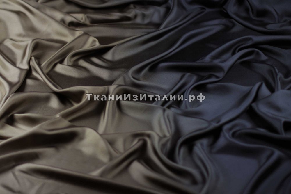 ткань шелковый твил деграде (отрез 1 м), Италия
